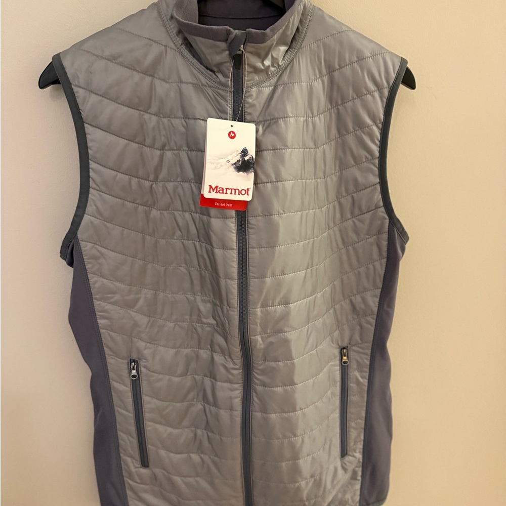 Marmot Men's Gray Quilted Vest